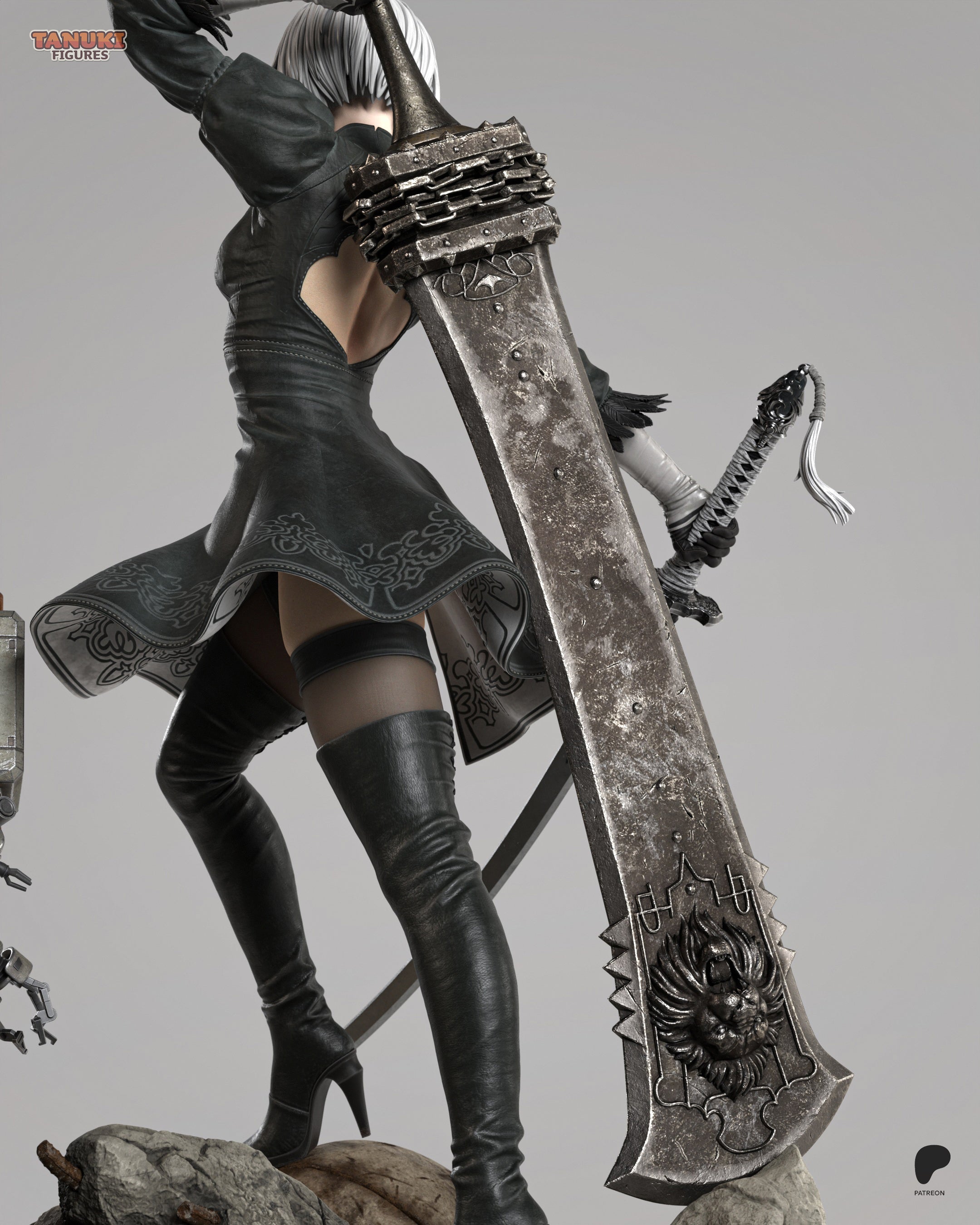 Eclipse Veil Blade Warden | 1/7 Unpainted Resin Kit Model