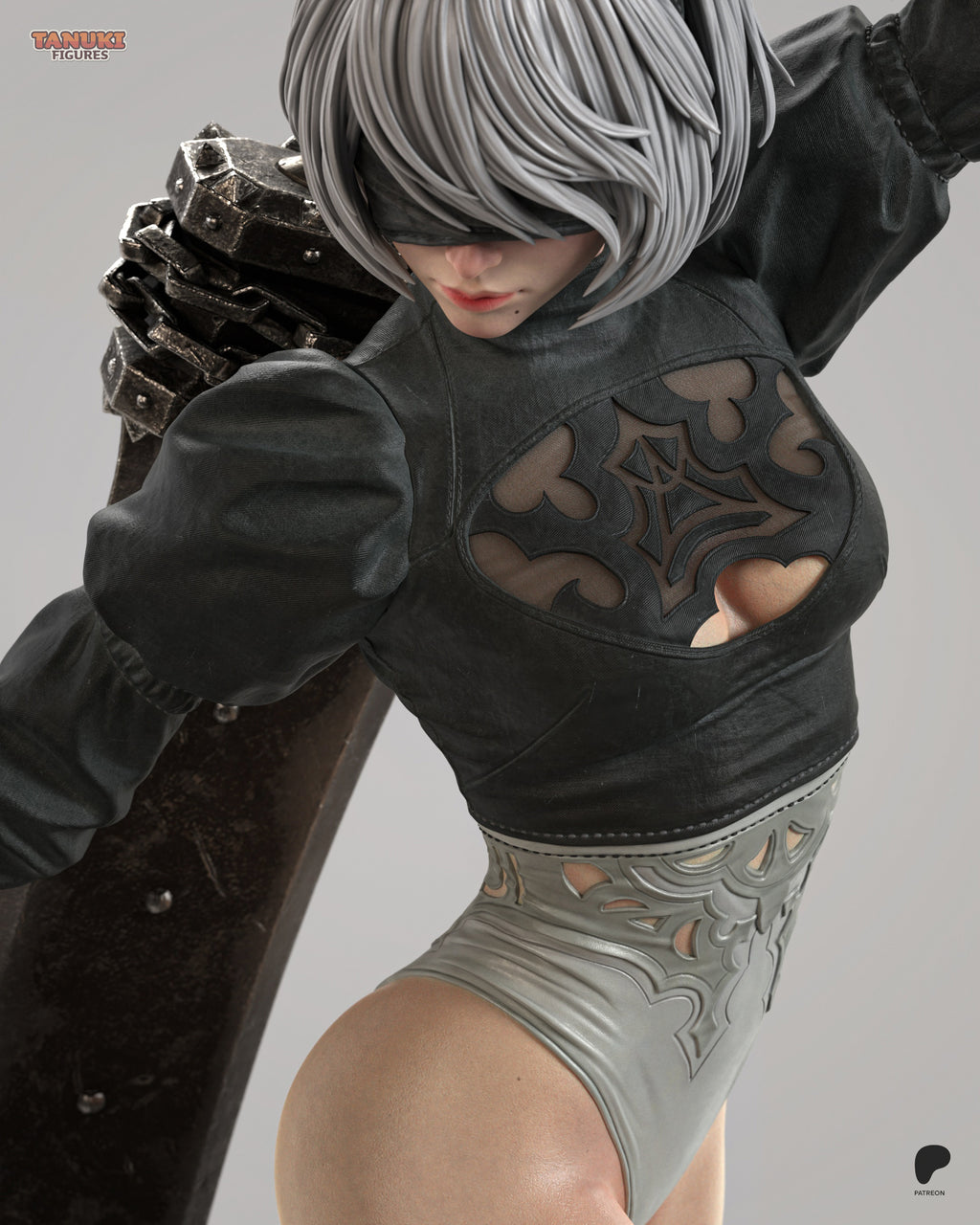 Eclipse Veil Blade Warden | 1/7 Unpainted Resin Kit Model