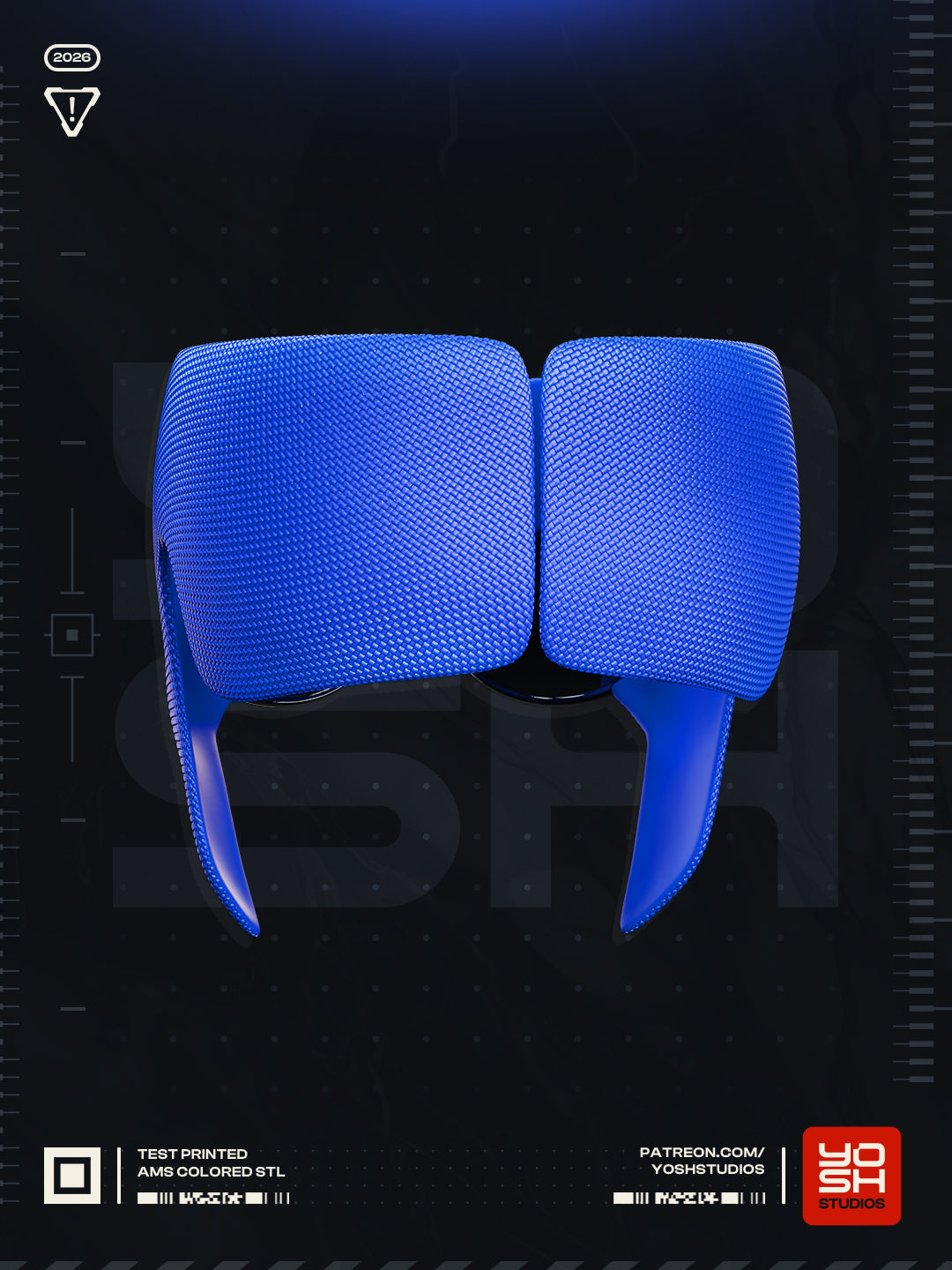 Ethereal Falcon Visor | 1:1 Full Color FDM Model