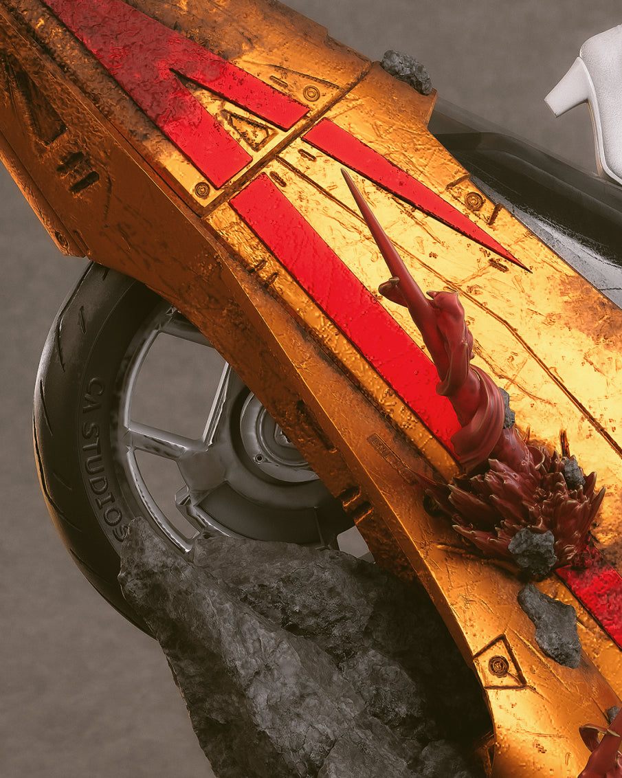 Crimson Wing Avenger Pinup | 1/6 Unpainted Resin Kit Model