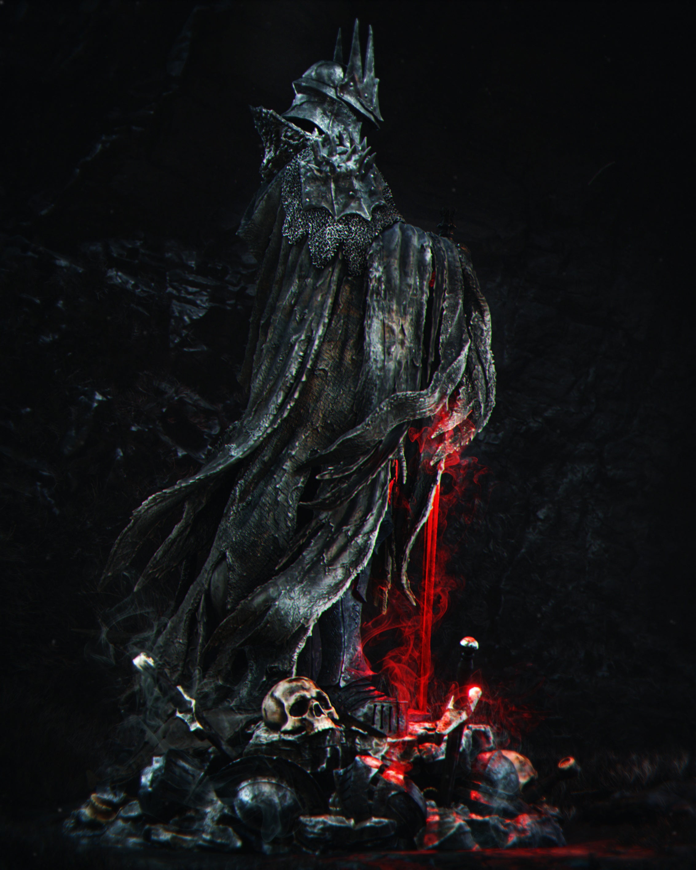 Shadowed Crown Sovereign | 1/6 Unpainted Resin Kit Model