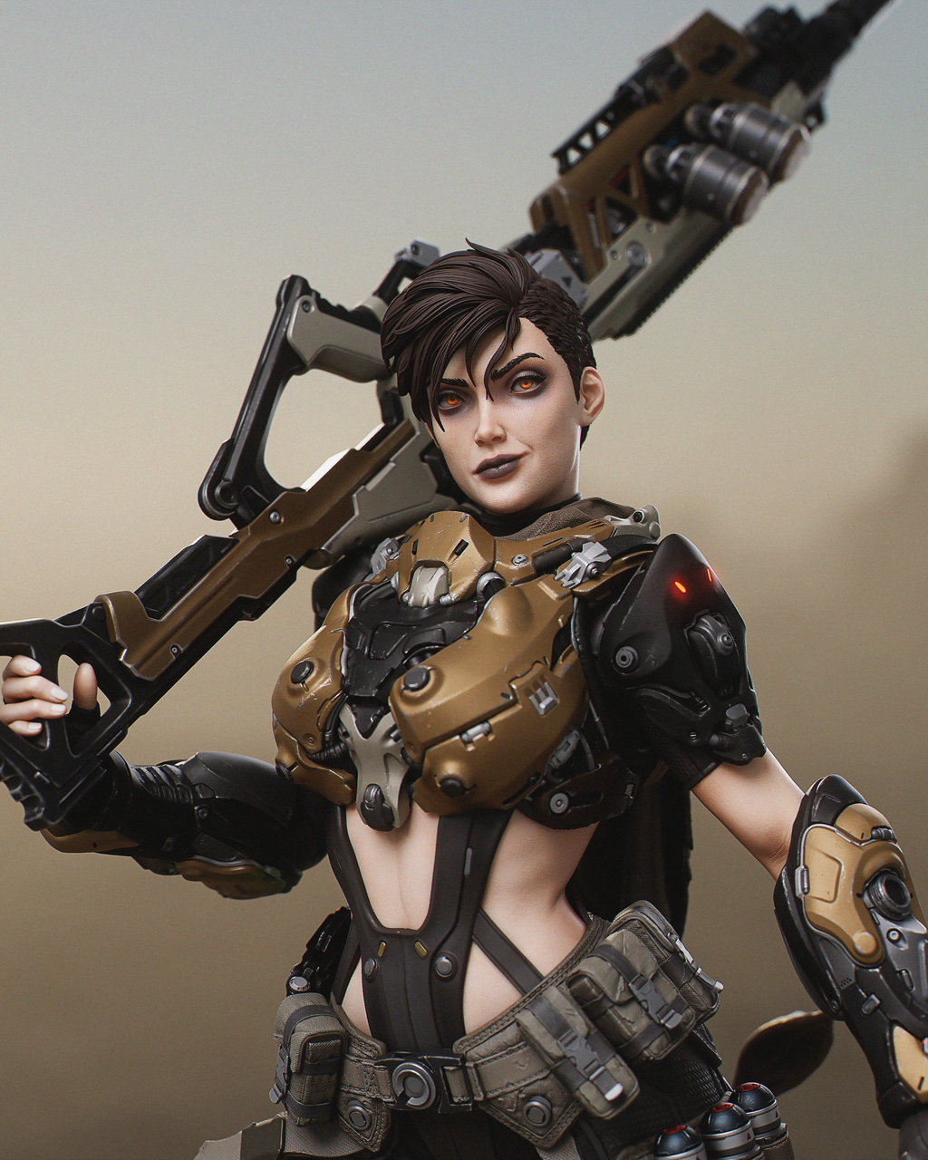 Iron Serpent Wasteland Warden | 1/6 Unpainted Resin Kit Model