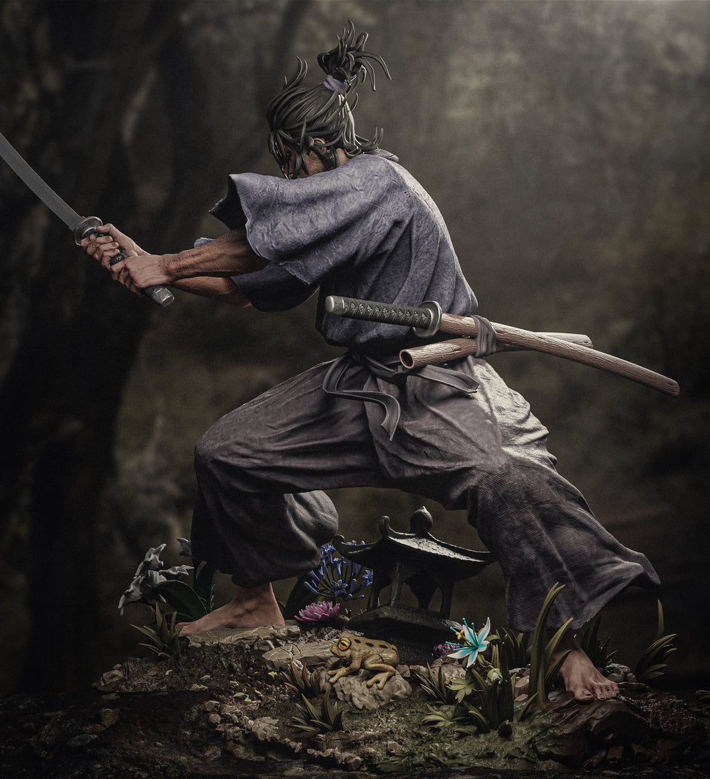 Mistveil Ronin | 1/6 Unpainted Resin Kit Model