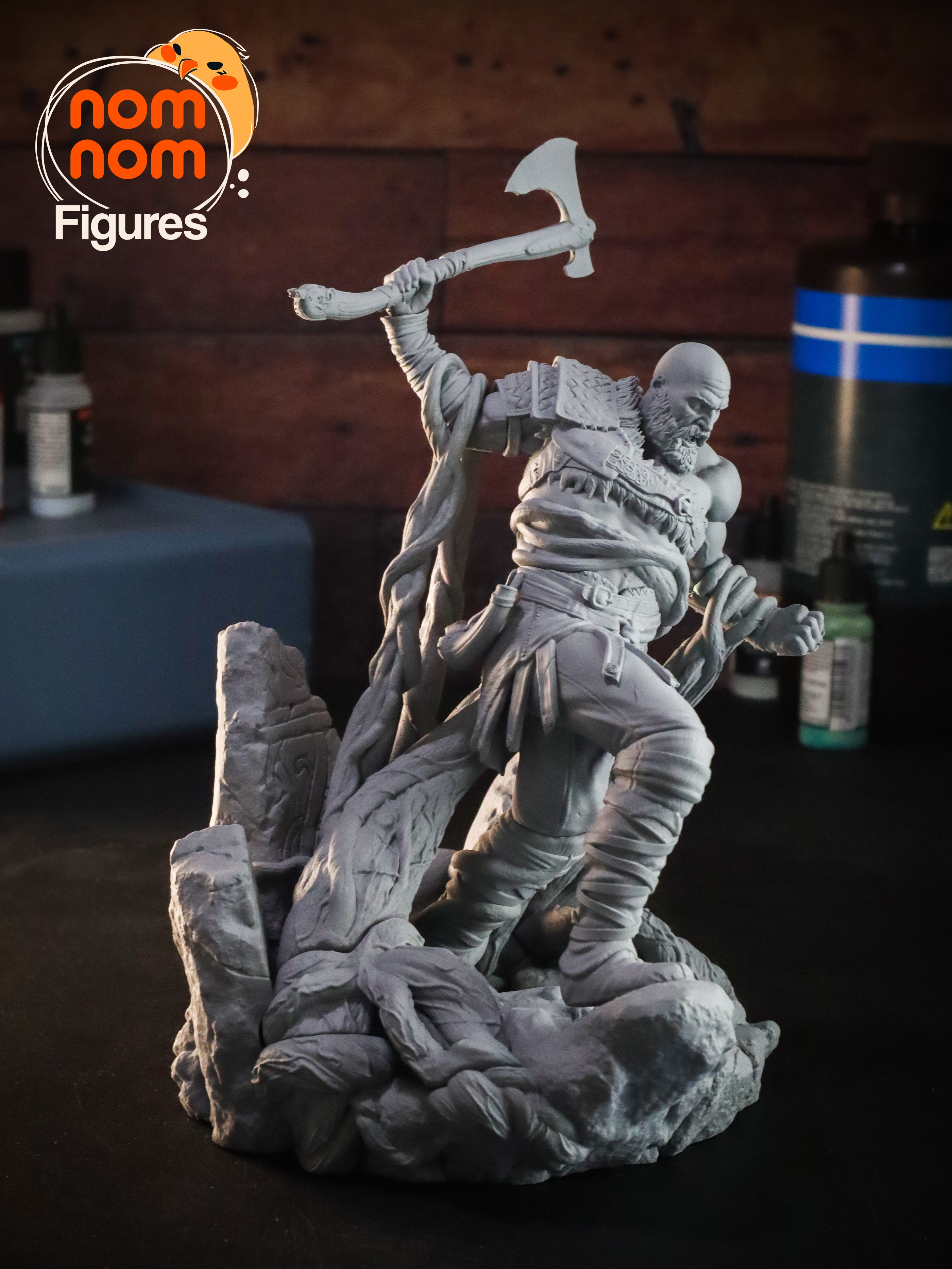 Ragebound Warlord | 1/10 Unpainted Resin Kit Model