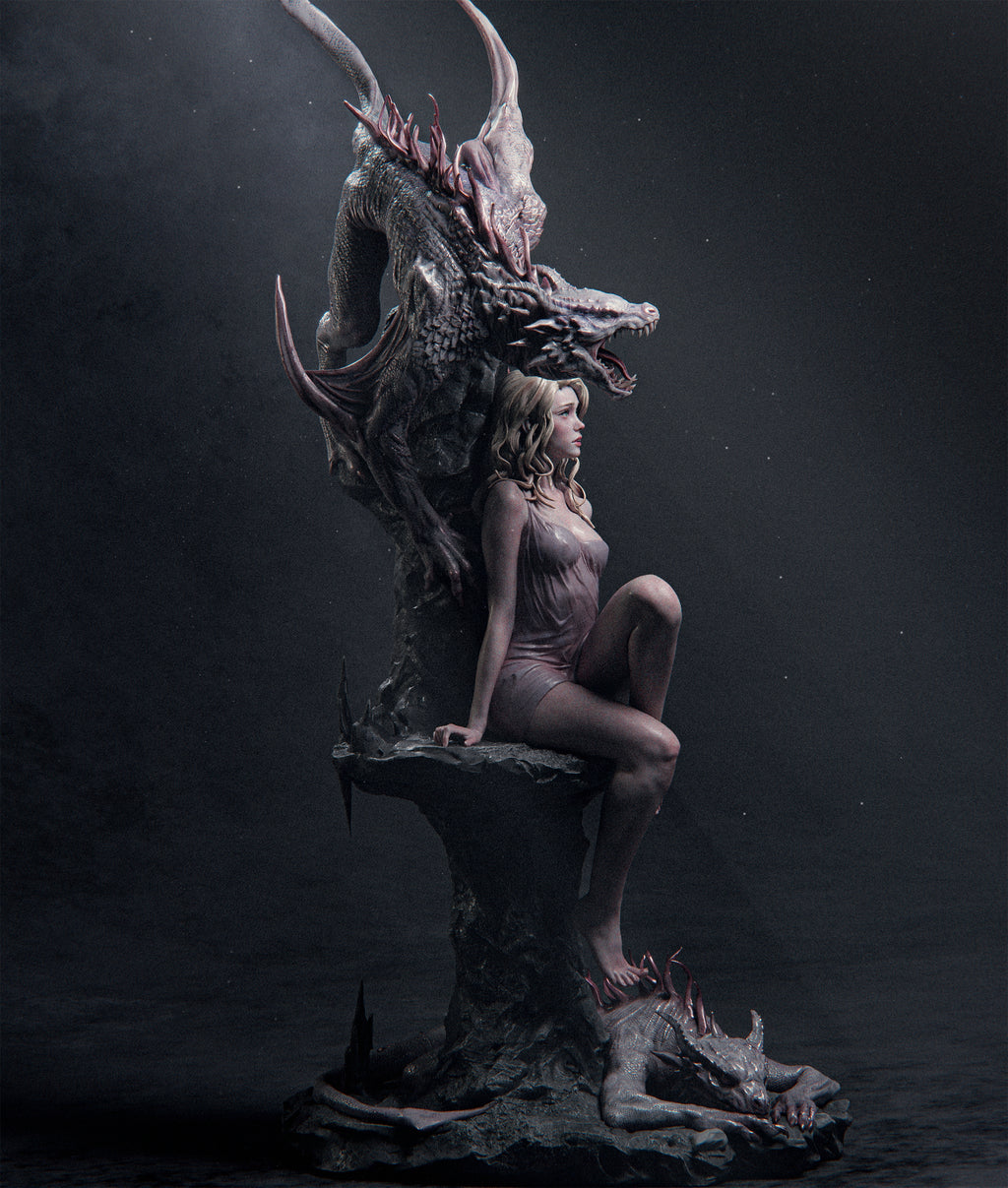 Pale Veil Dragonbound | 1/6 Unpainted Resin Kit Model