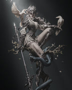 Thorned Raven Warden | 1/6 Unpainted Resin Kit Model