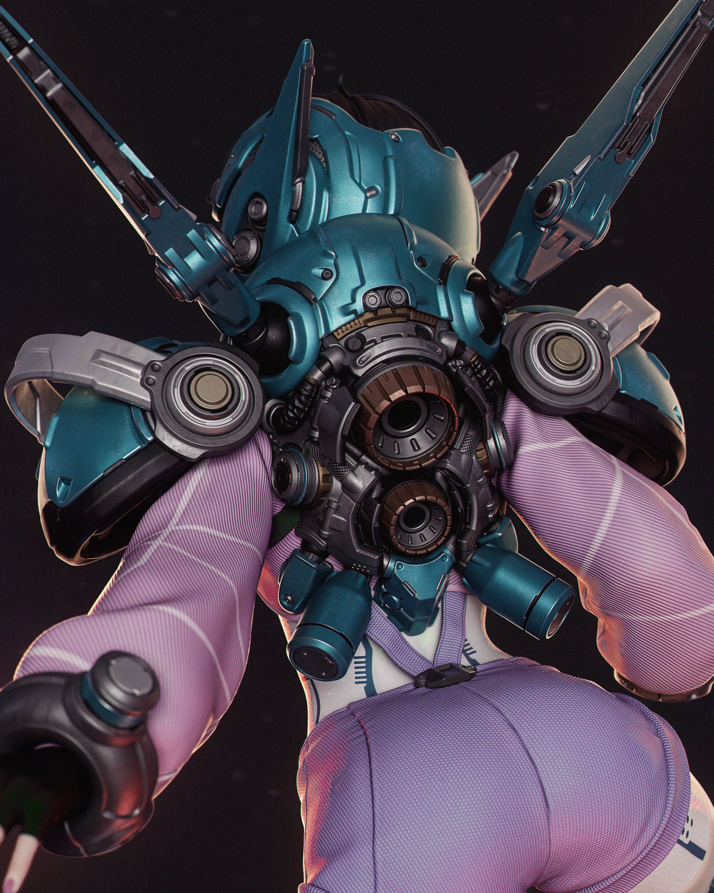 Stellar Flame Ace | 1/6 Unpainted Resin Kit Model