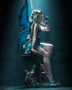 Crystal Wing Ice Fairy | 1/6 Unpainted Resin Kit Model