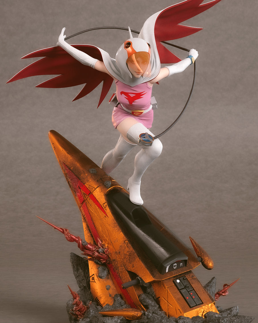 Crimson Wing Avenger Pinup | 1/6 Unpainted Resin Kit Model