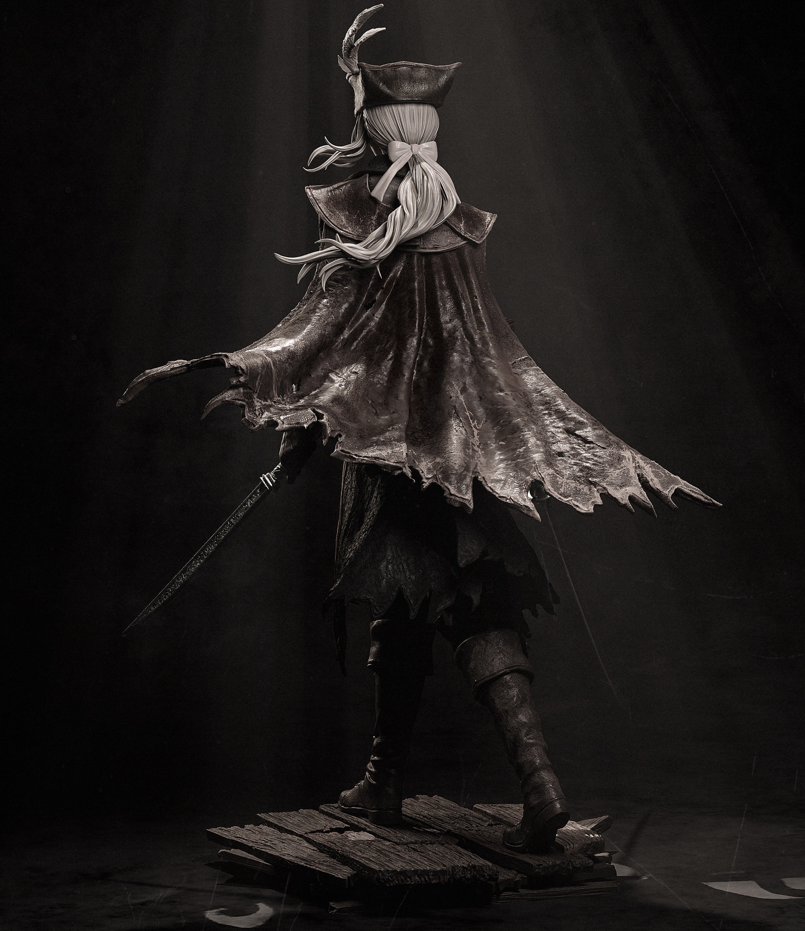 Shadowveil Feather Warden | 1/6 Unpainted Resin Kit Model