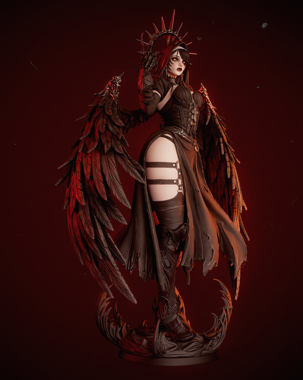 Abyssal Winged Harbinger | 1/6 Unpainted Resin Kit Model