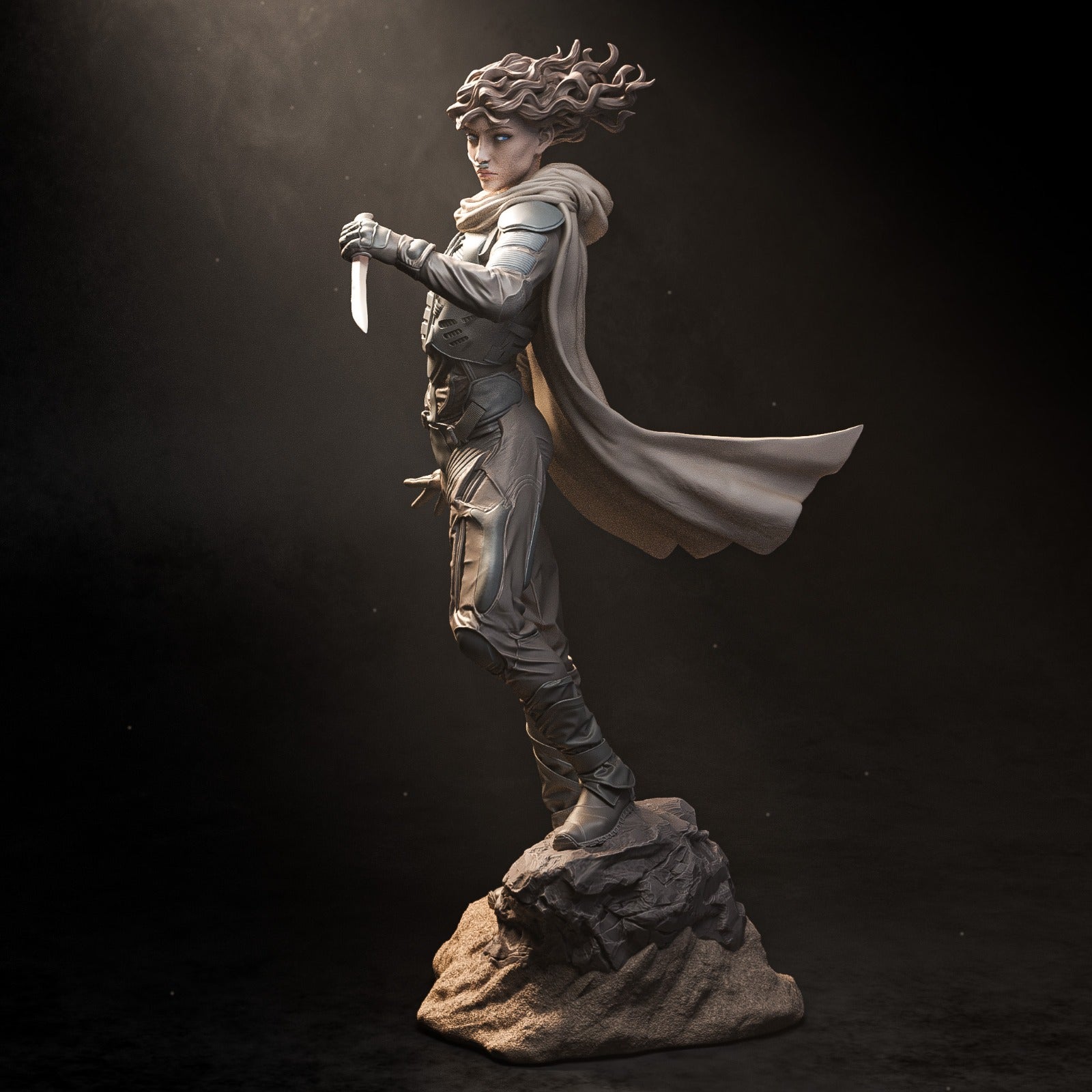 Wasteland Veil Sentinel | 1/6 Unpainted Resin Kit Model