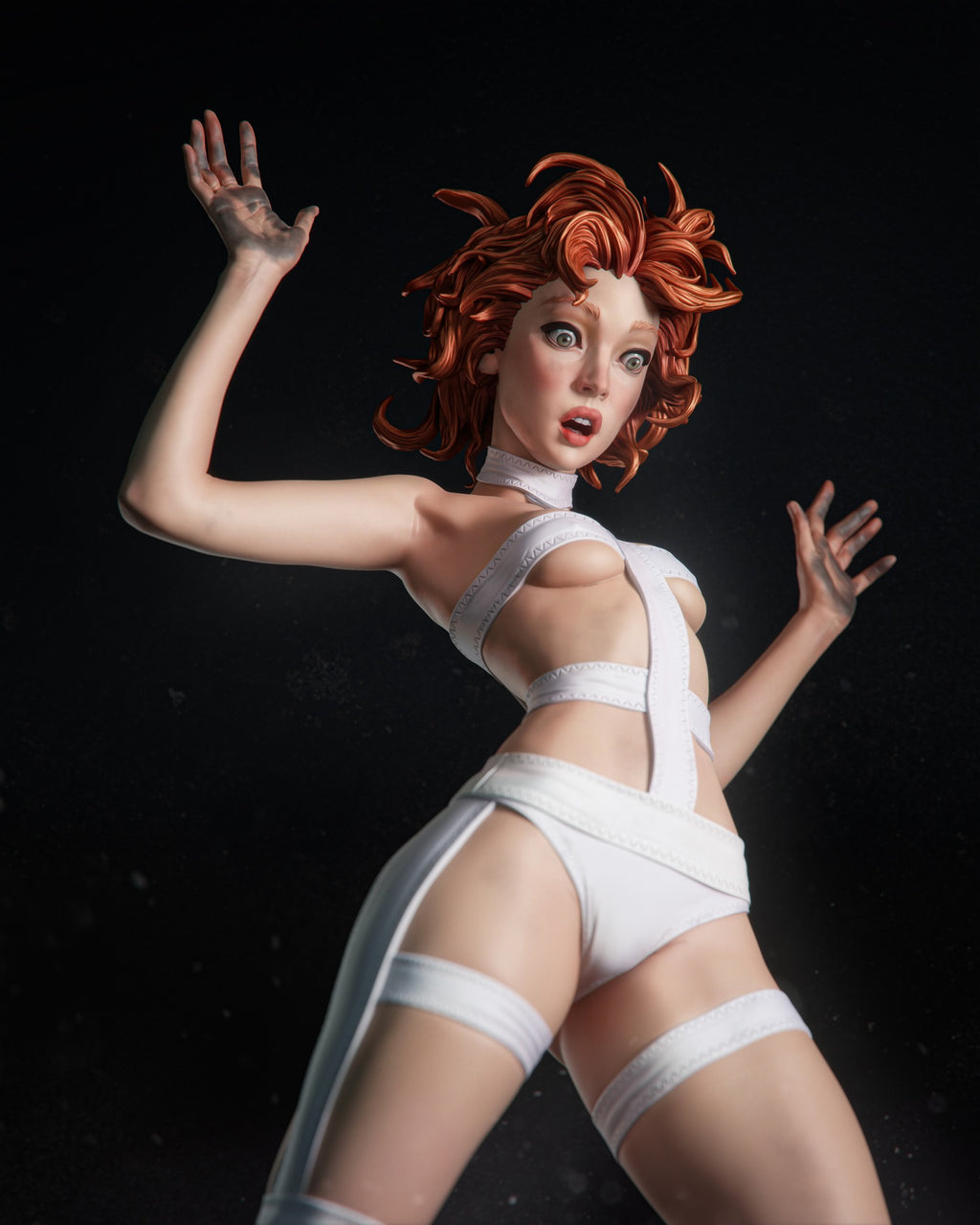 Crimson Tempest Nymph | 1/6 Unpainted Resin Kit Model