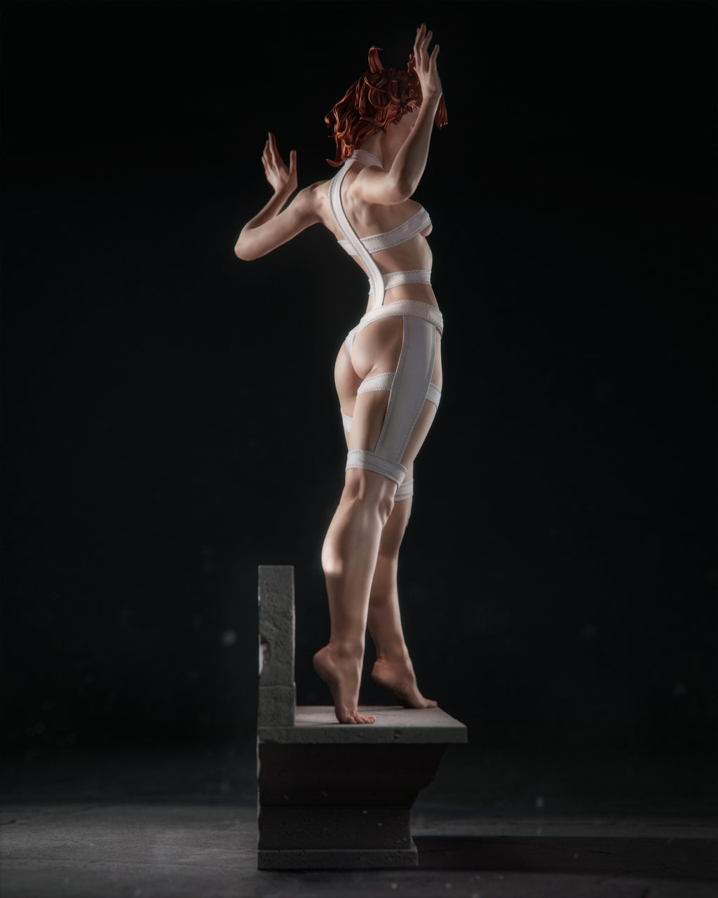 Crimson Tempest Nymph | 1/6 Unpainted Resin Kit Model