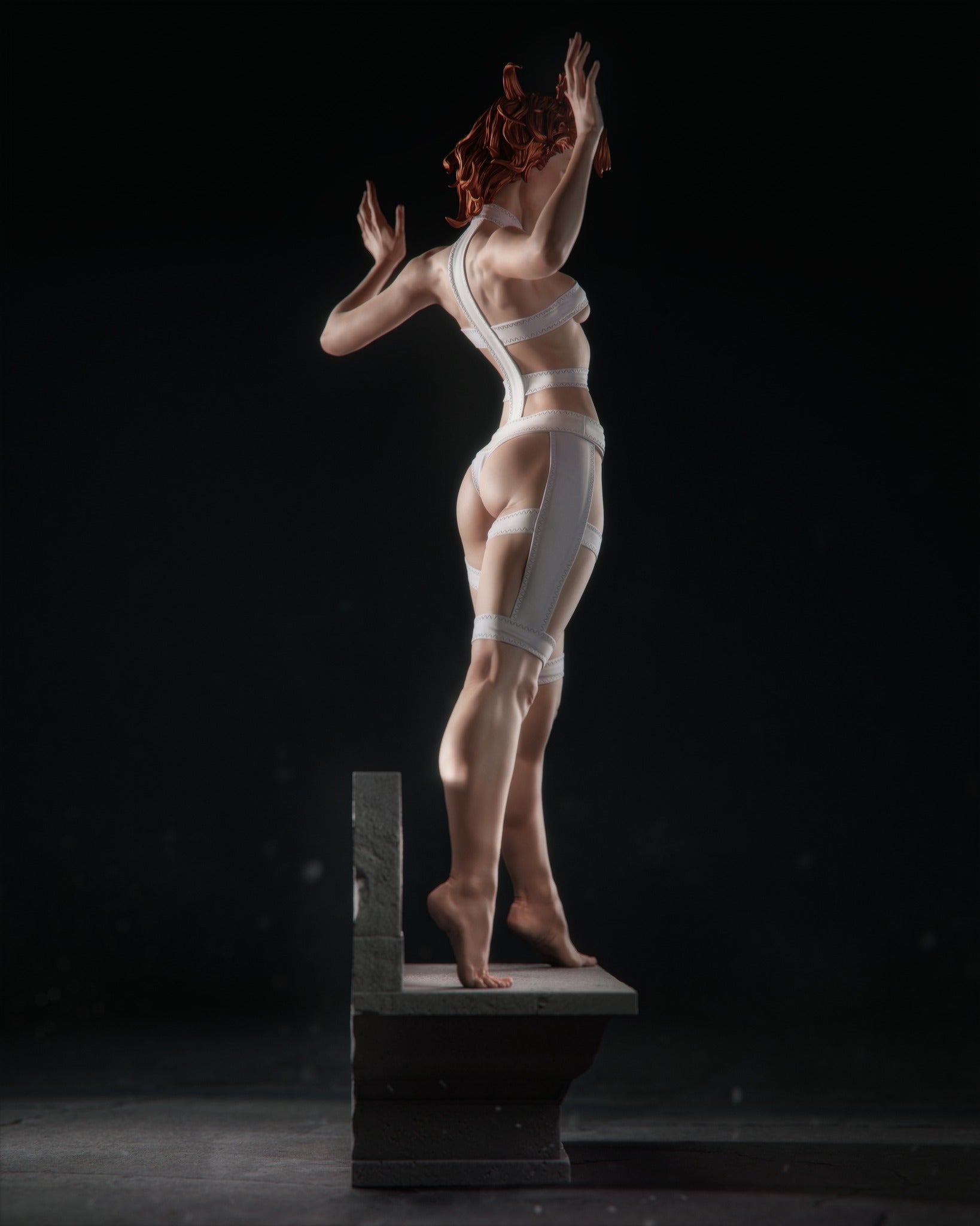 Crimson Tempest Nymph | 1/6 Unpainted Resin Kit Model