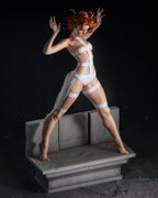 Crimson Tempest Nymph | 1/6 Unpainted Resin Kit Model