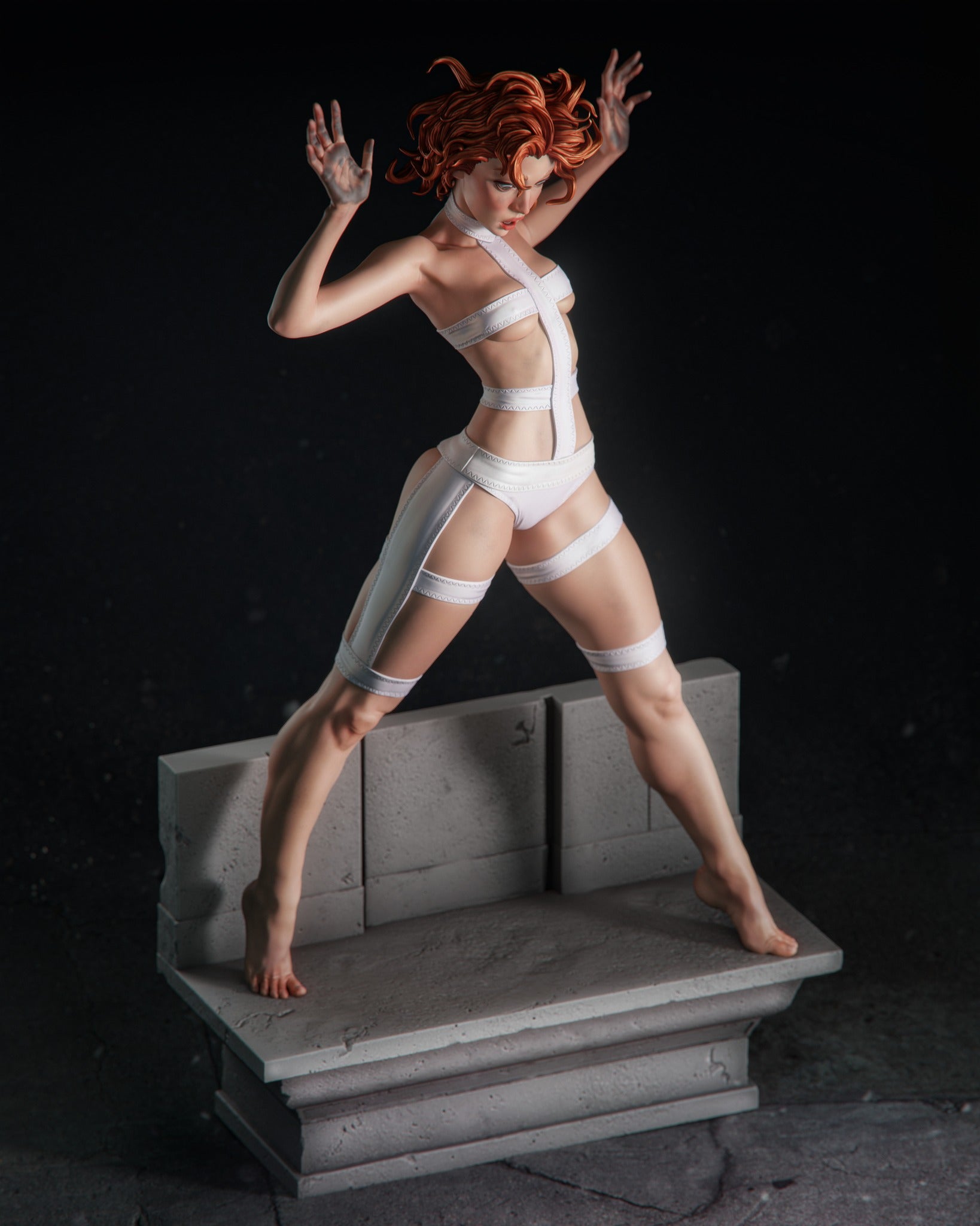 Crimson Tempest Nymph | 1/6 Unpainted Resin Kit Model