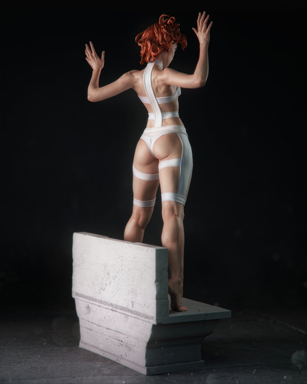 Crimson Tempest Nymph | 1/6 Unpainted Resin Kit Model