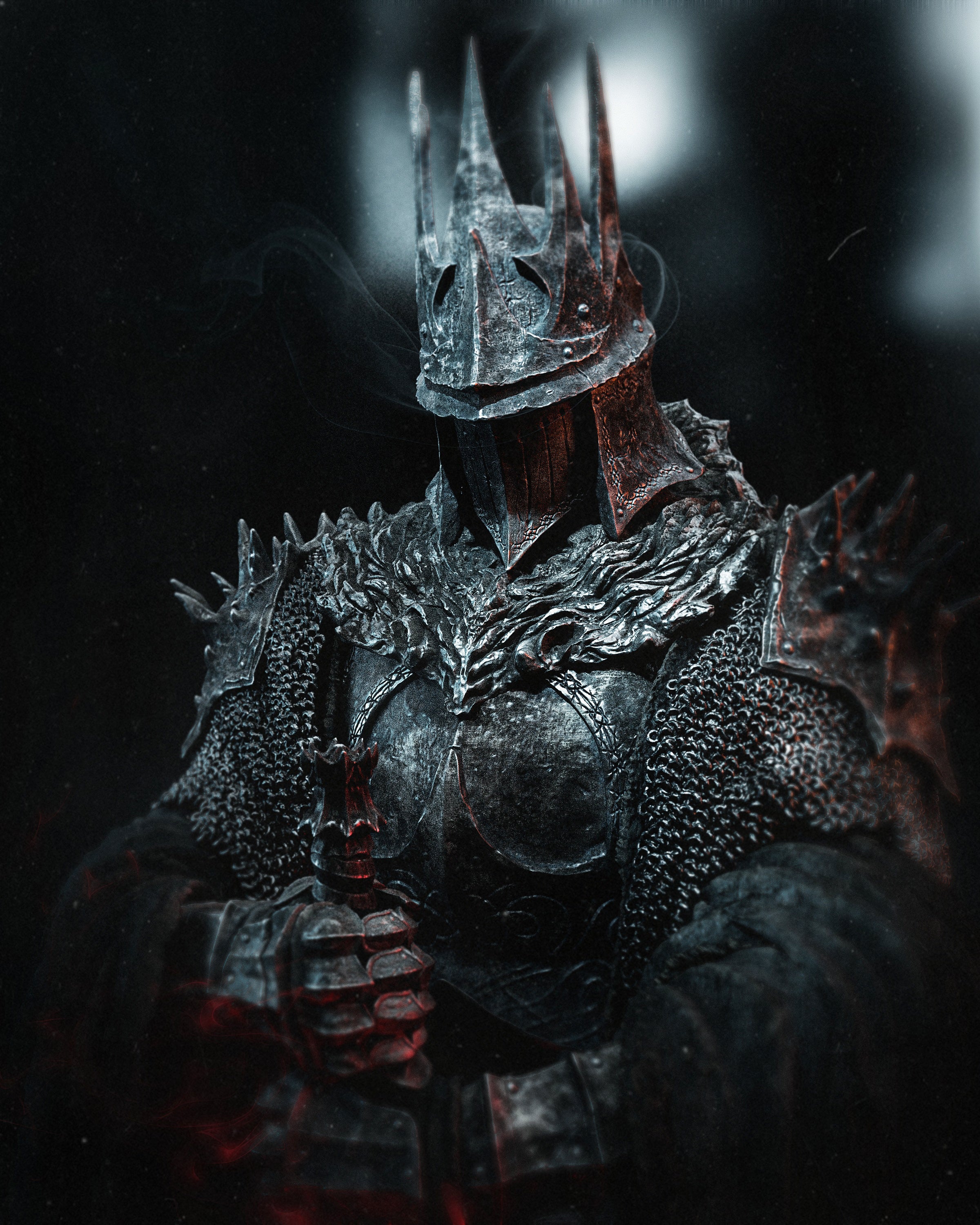 Shadowed Crown Sovereign | 1/6 Unpainted Resin Kit Model
