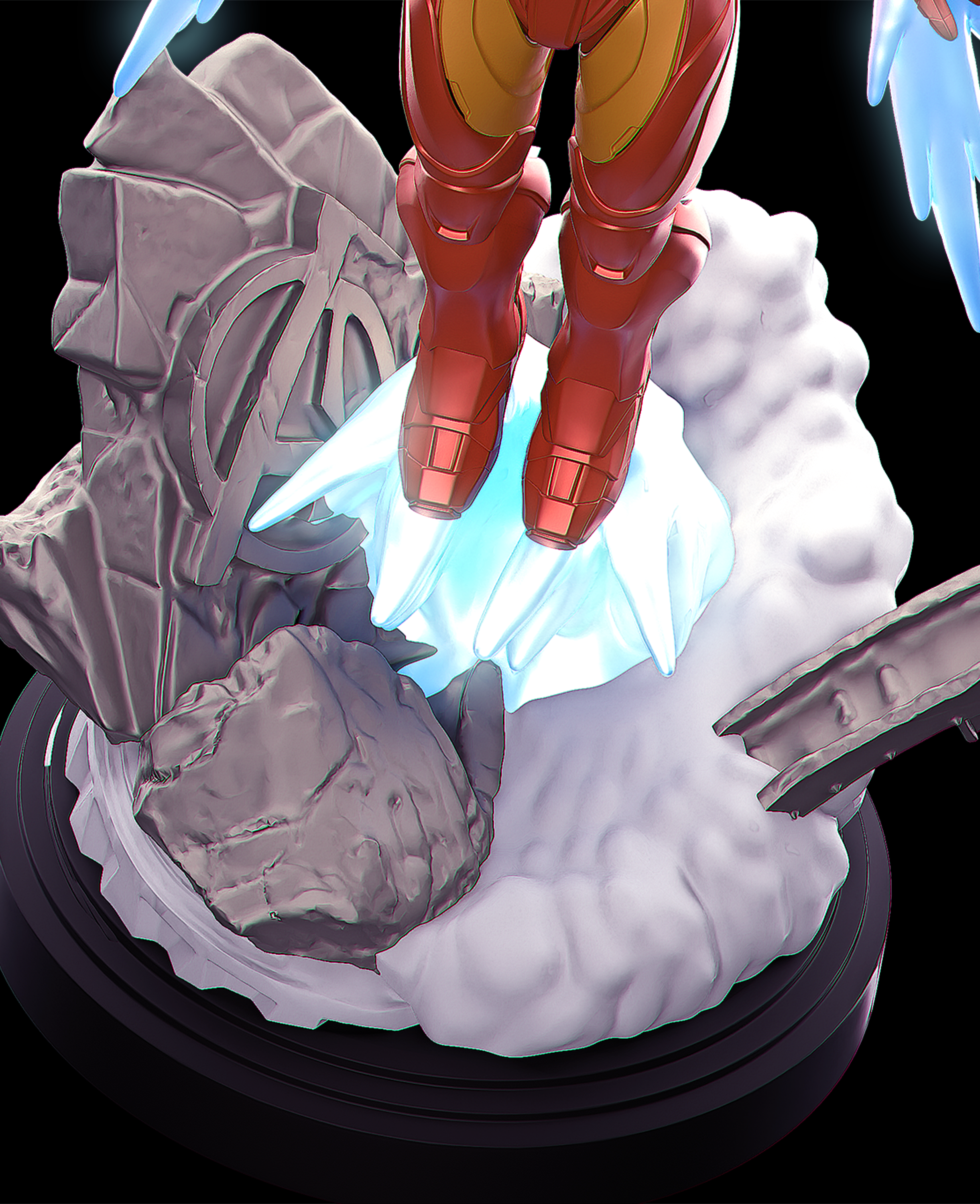 Crimson Titan Sentinel | 1/6 Unpainted Resin Kit Model