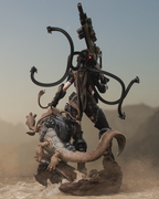 Iron Serpent Wasteland Warden | 1/6 Unpainted Resin Kit Model
