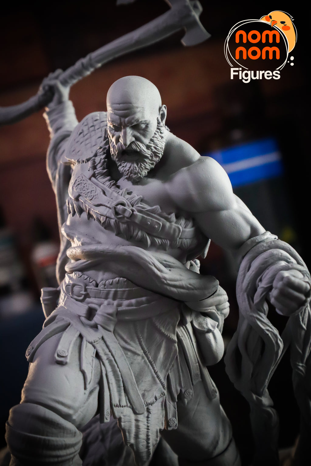 Ragebound Warlord | 1/10 Unpainted Resin Kit Model