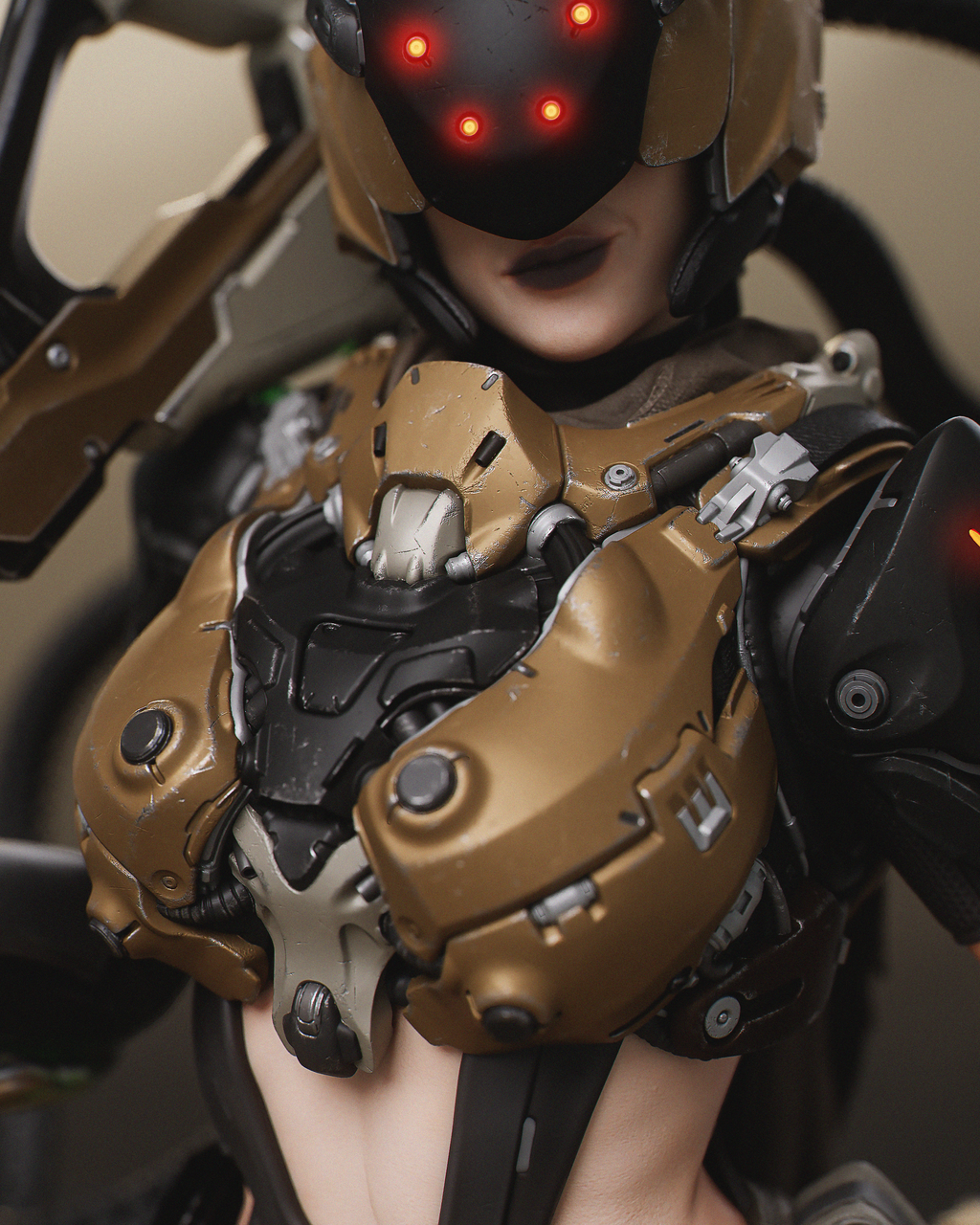 Iron Serpent Wasteland Warden | 1/6 Unpainted Resin Kit Model