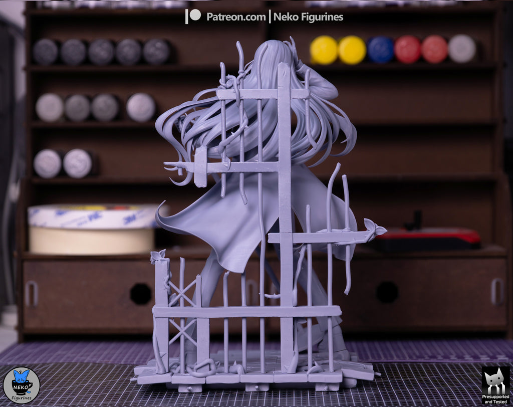 Midnight Melody Siren | 1/7 Unpainted Resin Kit Model