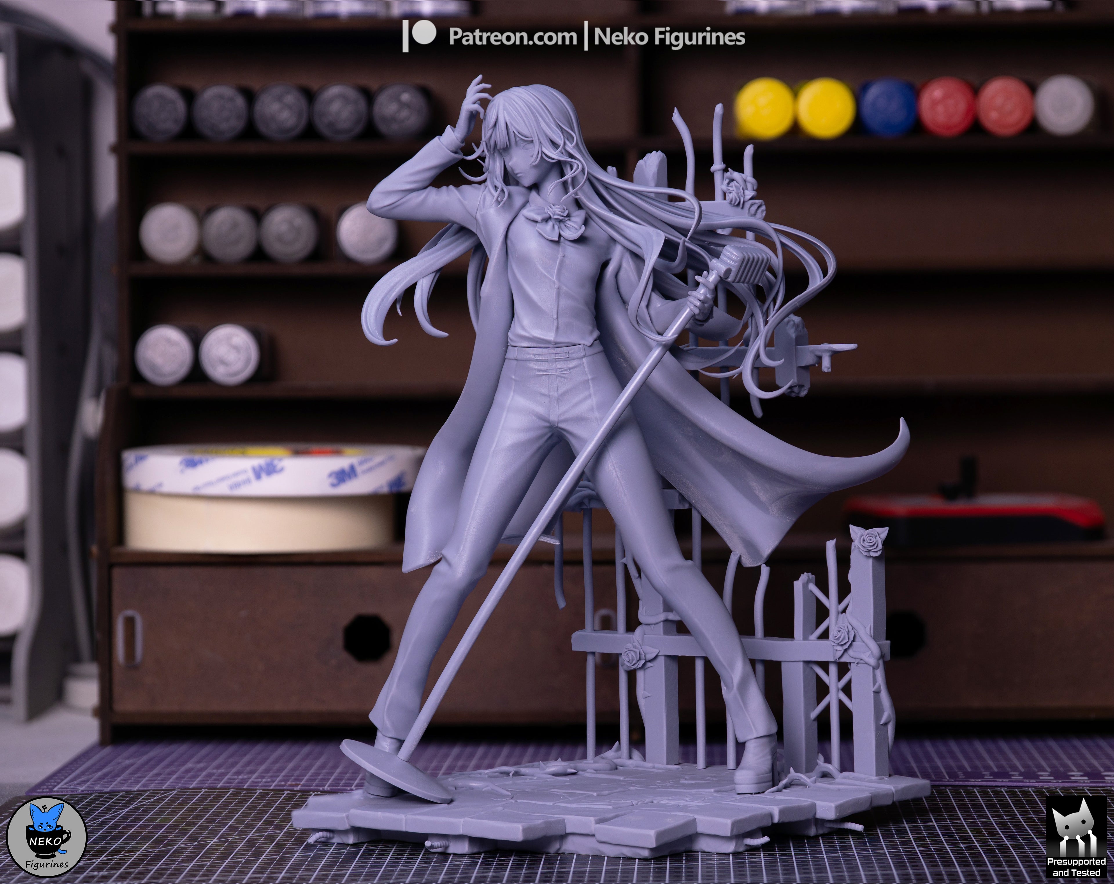 Midnight Melody Siren | 1/7 Unpainted Resin Kit Model
