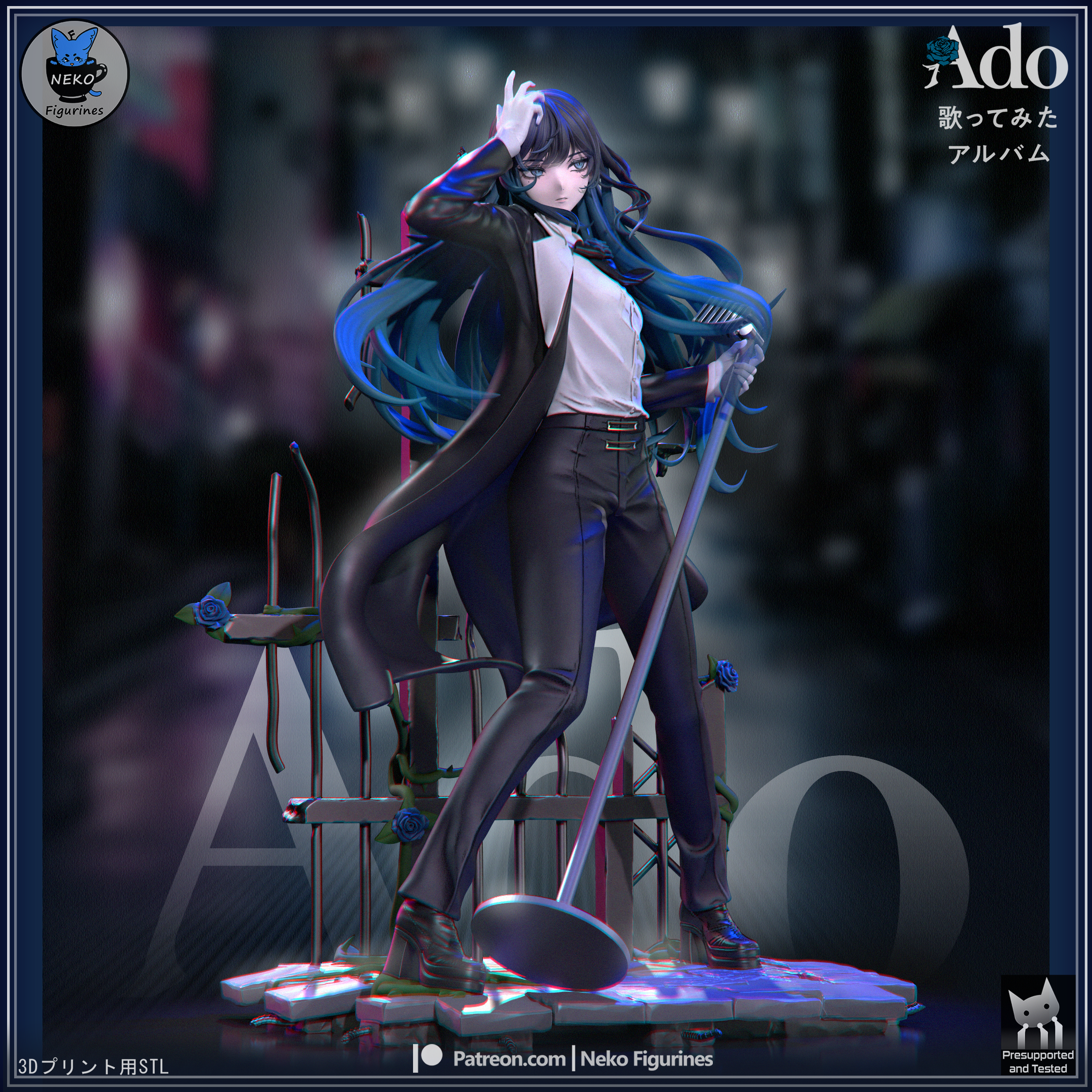 Midnight Melody Siren | 1/7 Unpainted/Painted Resin Figure