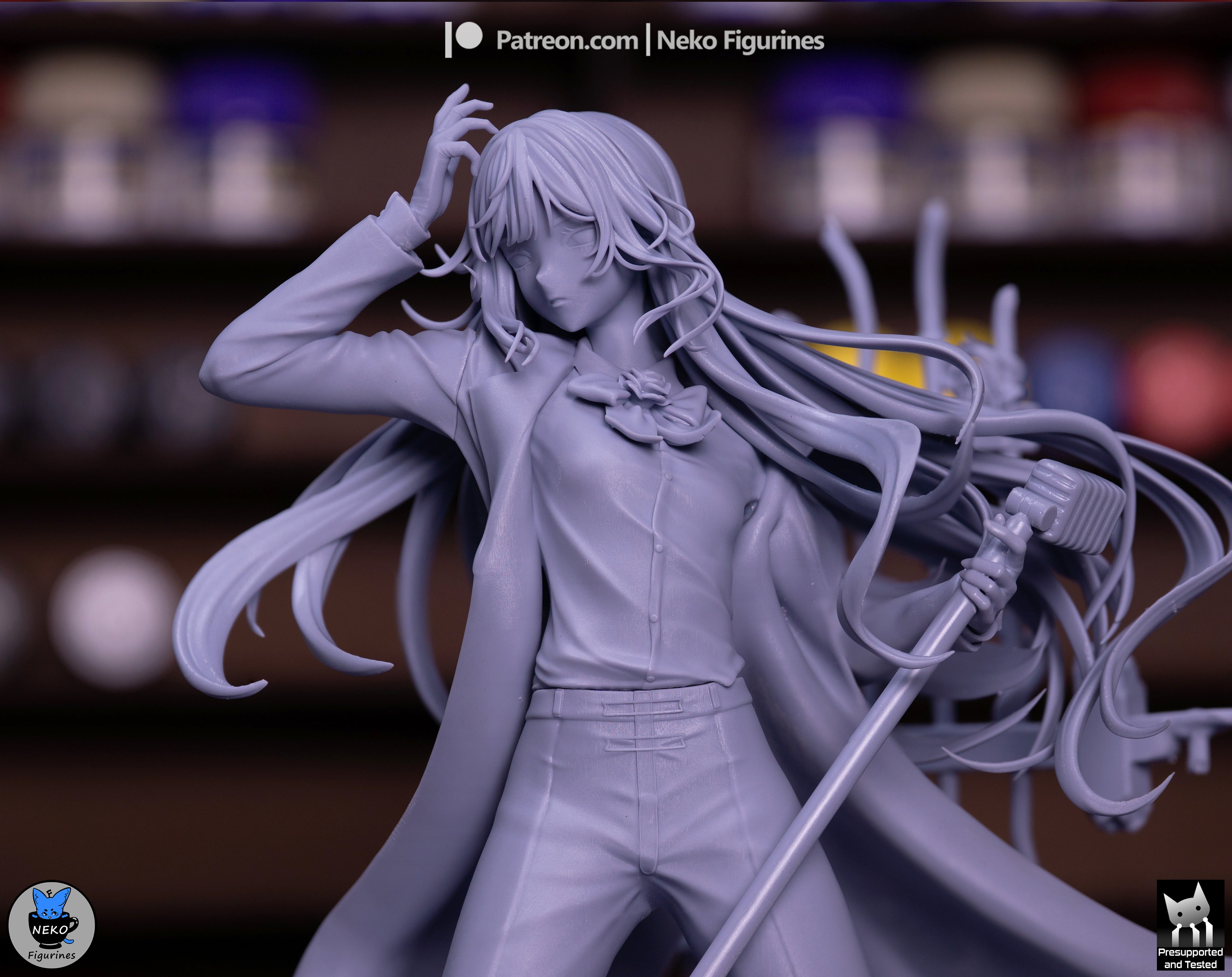 Midnight Melody Siren | 1/7 Unpainted Resin Kit Model