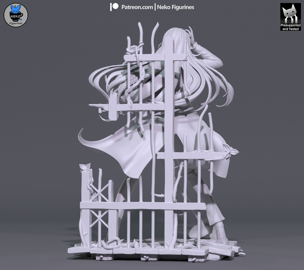 Midnight Melody Siren | 1/7 Unpainted Resin Kit Model