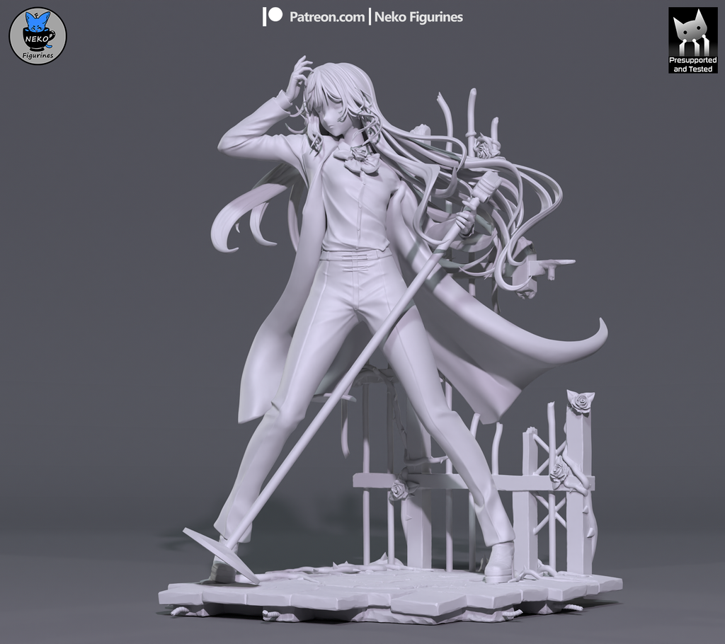 Midnight Melody Siren | 1/7 Unpainted Resin Kit Model