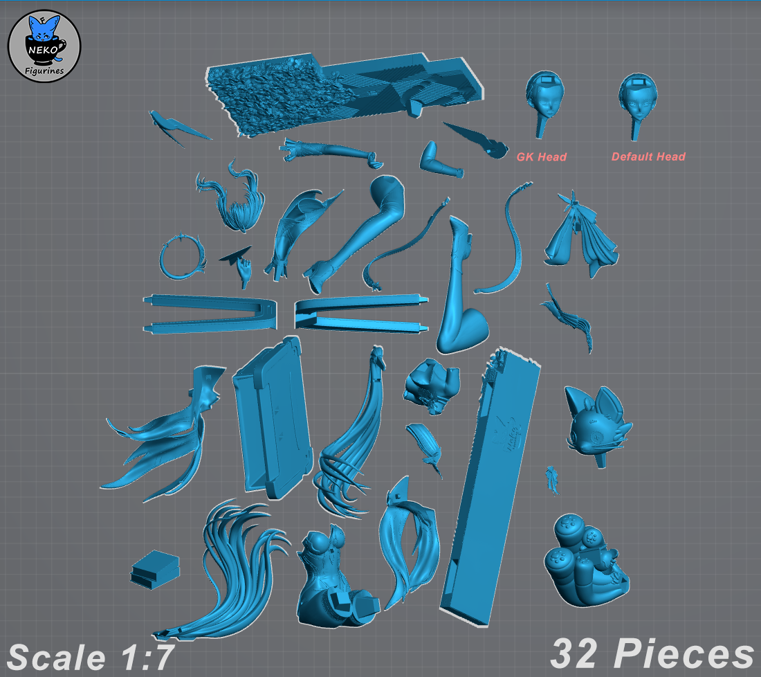 Luminous Star Muse | 1/7 Unpainted Resin Kit Model