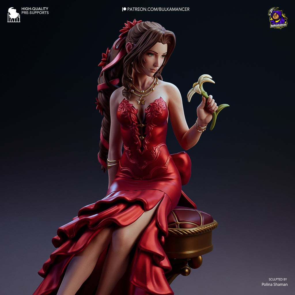 Crimson Bloom Oracle | 1/8 Unpainted Resin Kit Model