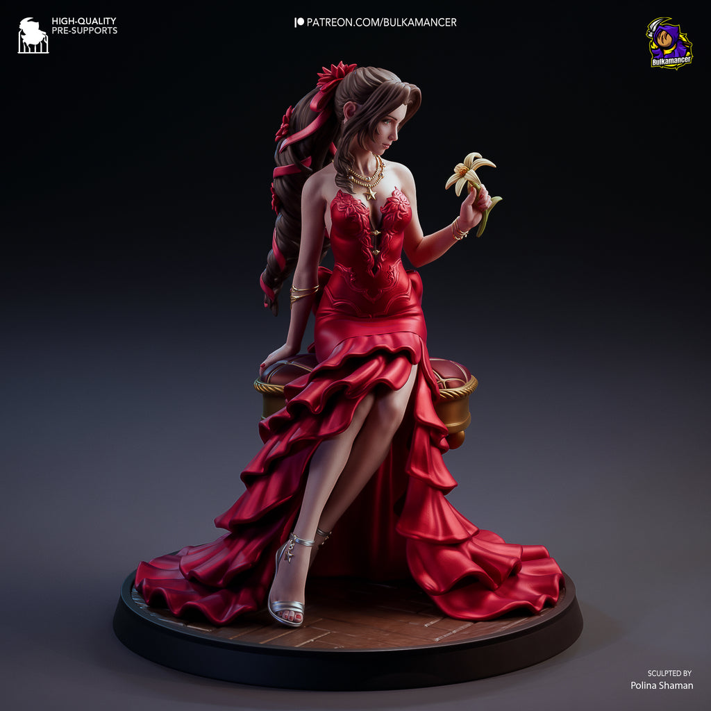 Crimson Bloom Oracle | 1/8 Unpainted Resin Kit Model