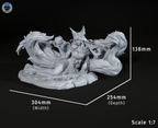 Celestial Fox Enchantress | 1/7 Unpainted Resin Kit Model