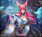 Celestial Fox Enchantress | 1/7 Unpainted Resin Kit Model