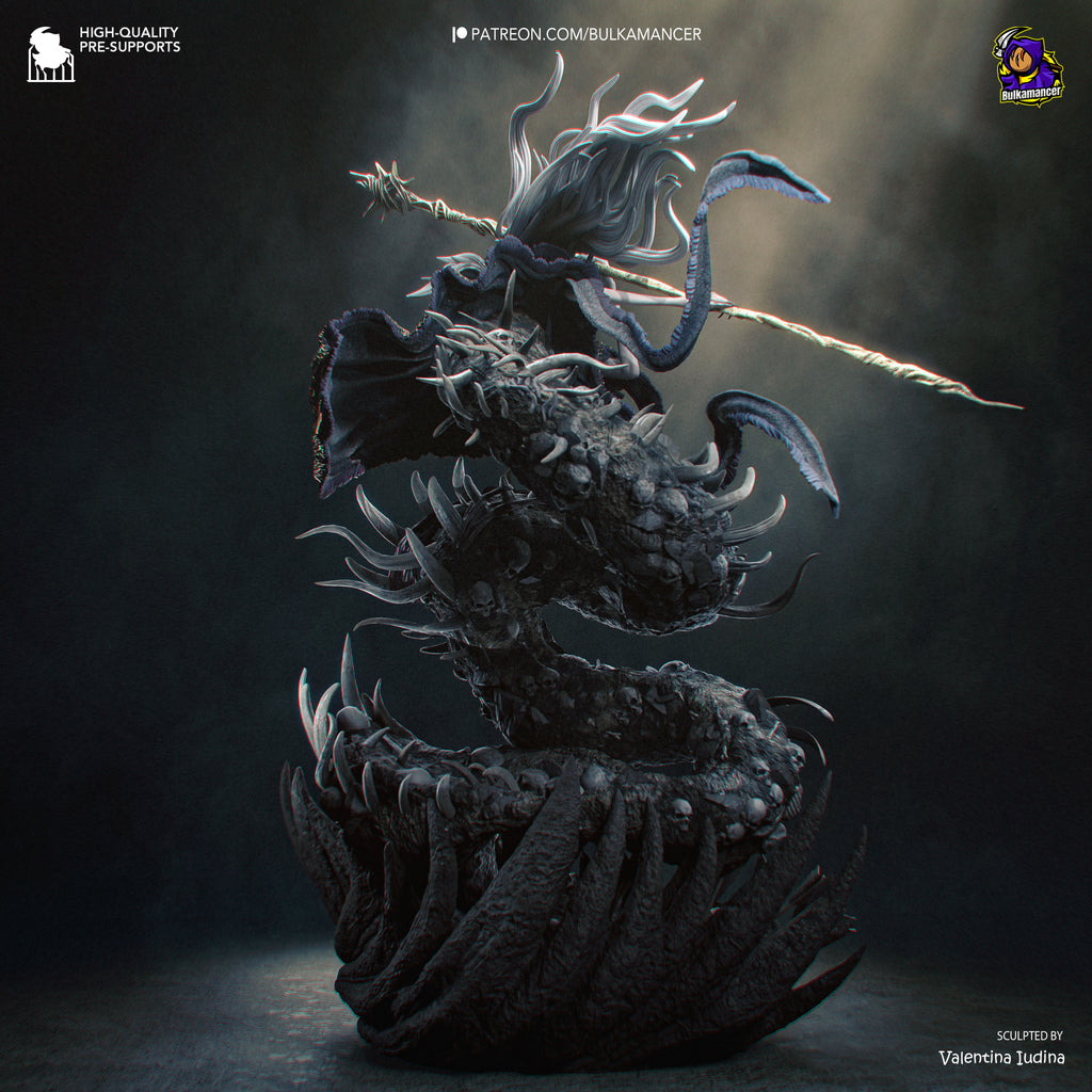 Abyssal Serpent Sorcerer | 1/8 Unpainted Resin Kit