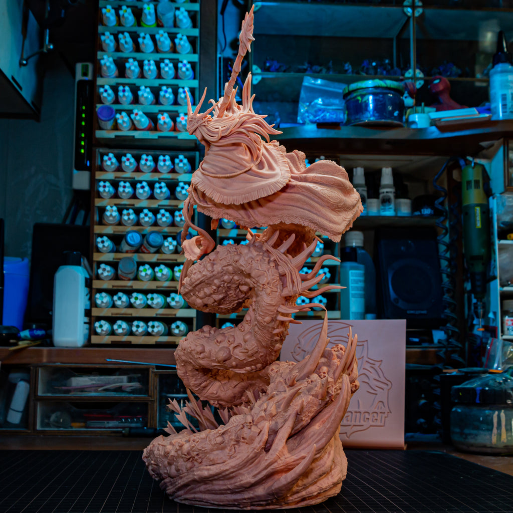 Abyssal Serpent Sorcerer | 1/8 Unpainted Resin Kit