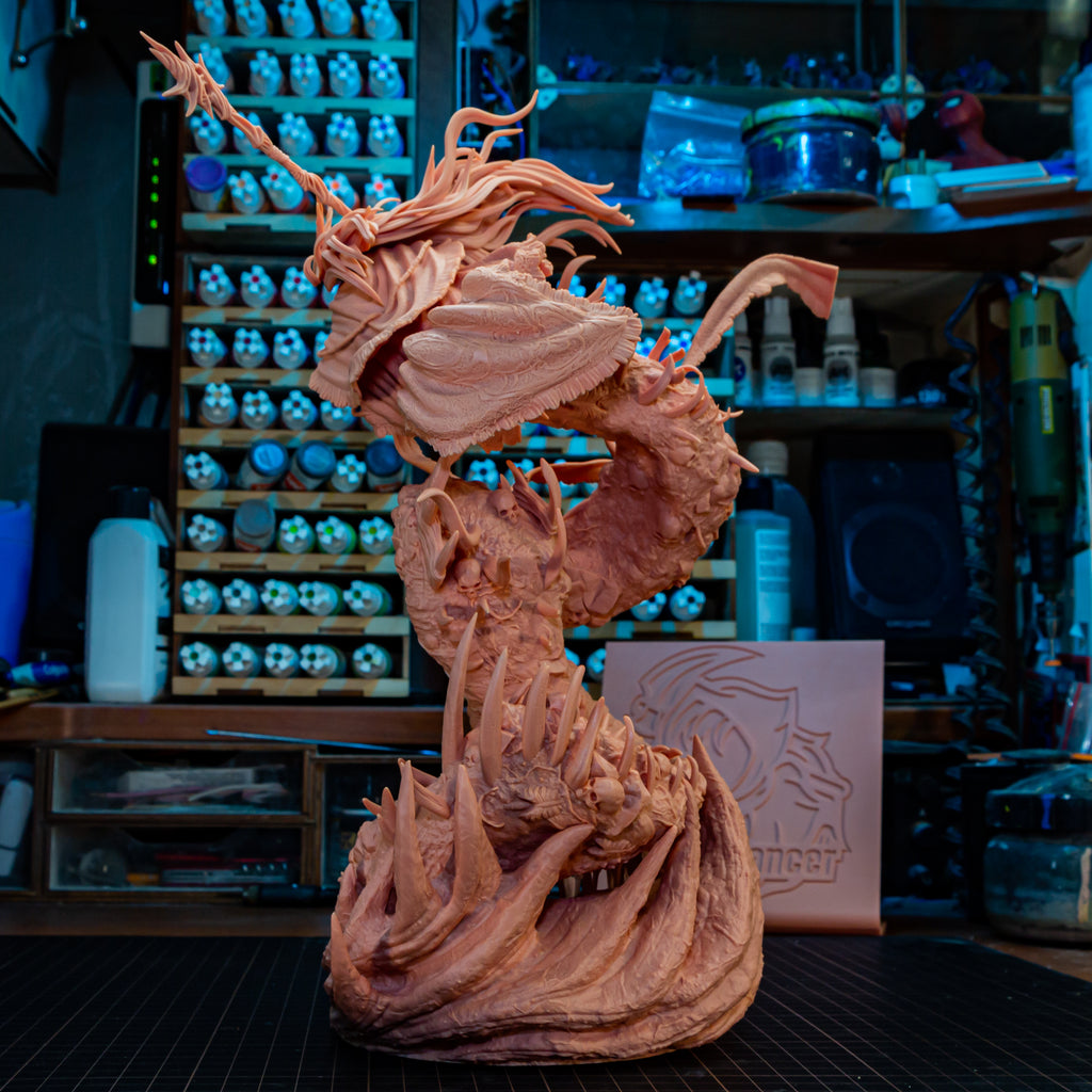 Abyssal Serpent Sorcerer | 1/8 Unpainted Resin Kit