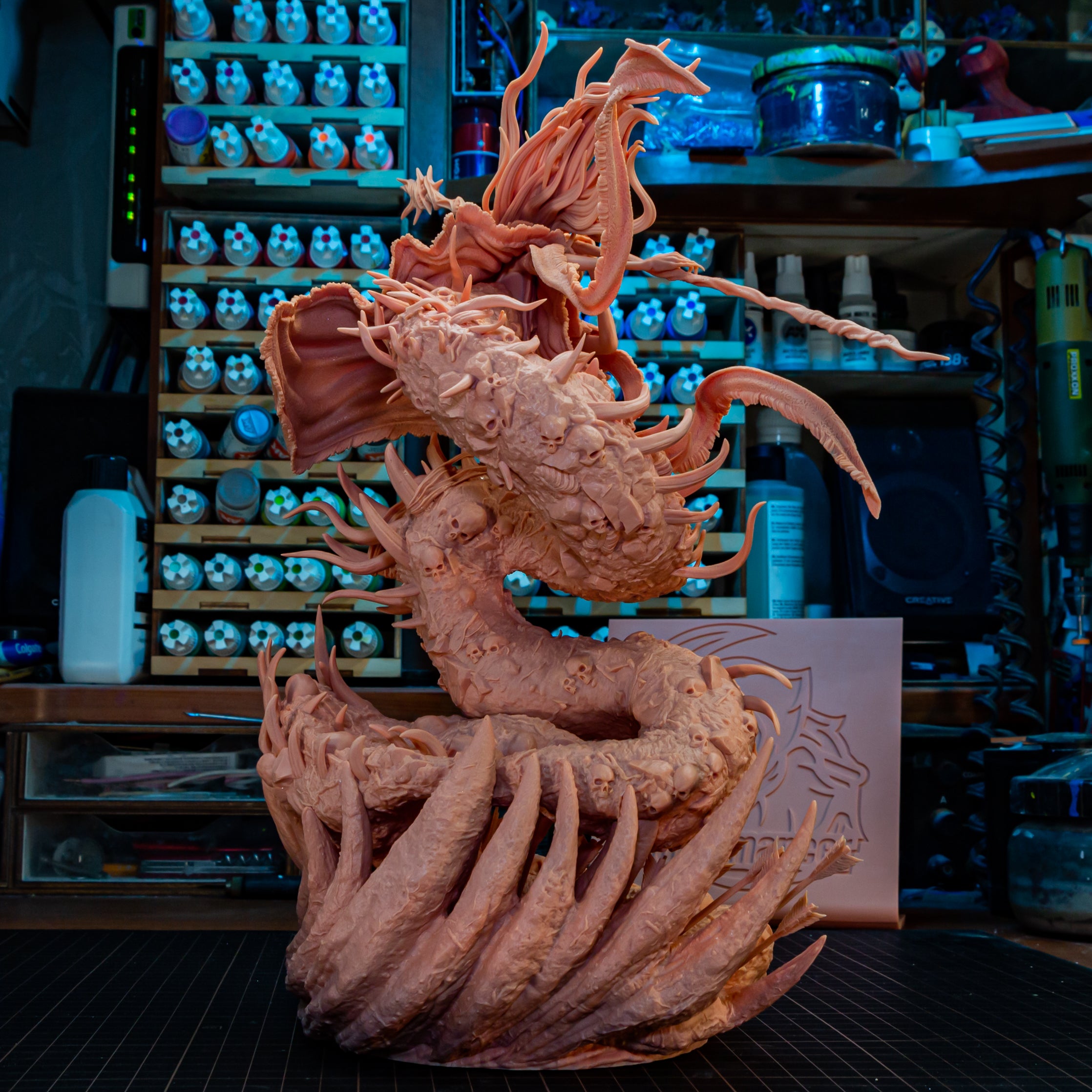 Abyssal Serpent Sorcerer | 1/8 Unpainted Resin Kit