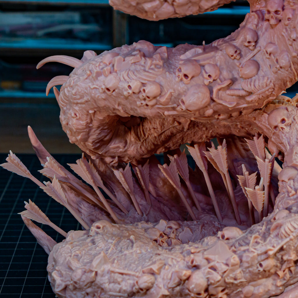 Abyssal Serpent Sorcerer | 1/8 Unpainted Resin Kit