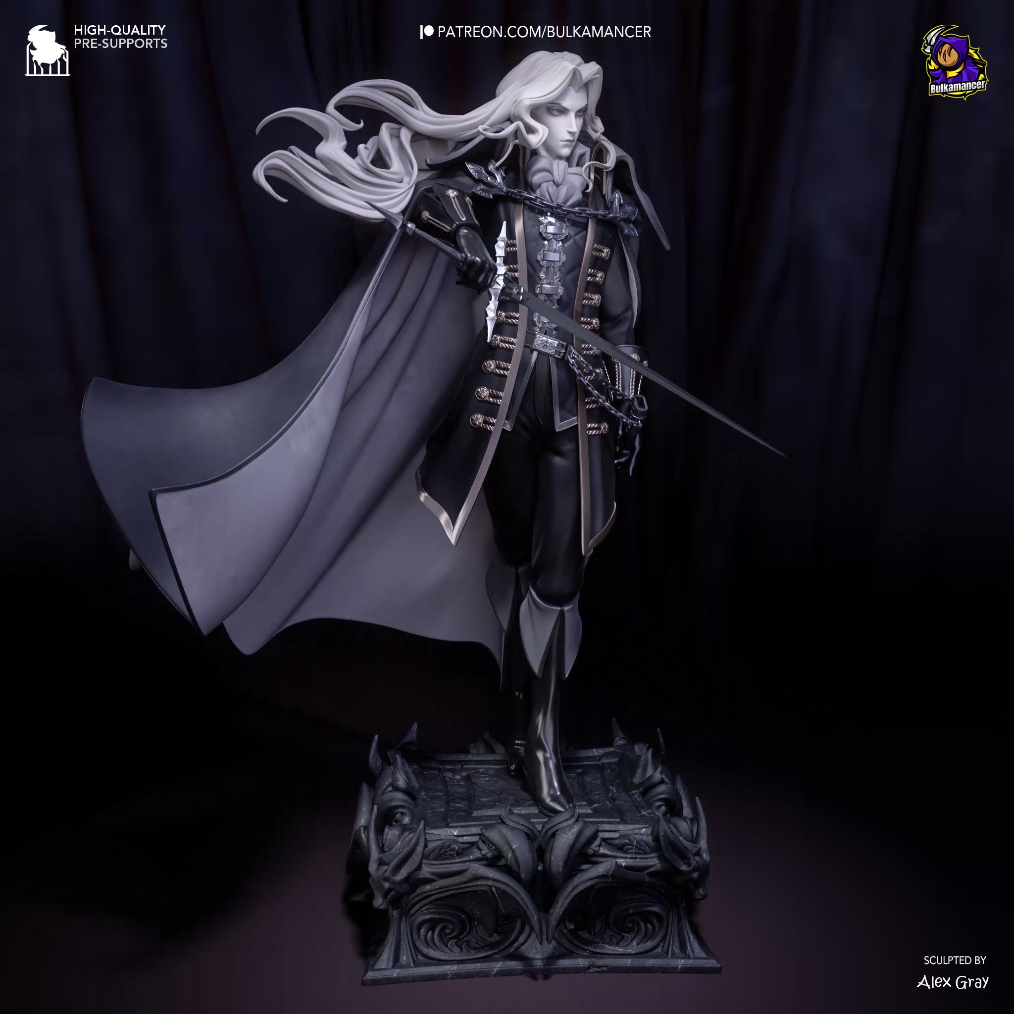 Ebon Veil Blade Warden | 1/8 Unpainted Resin Kit Model