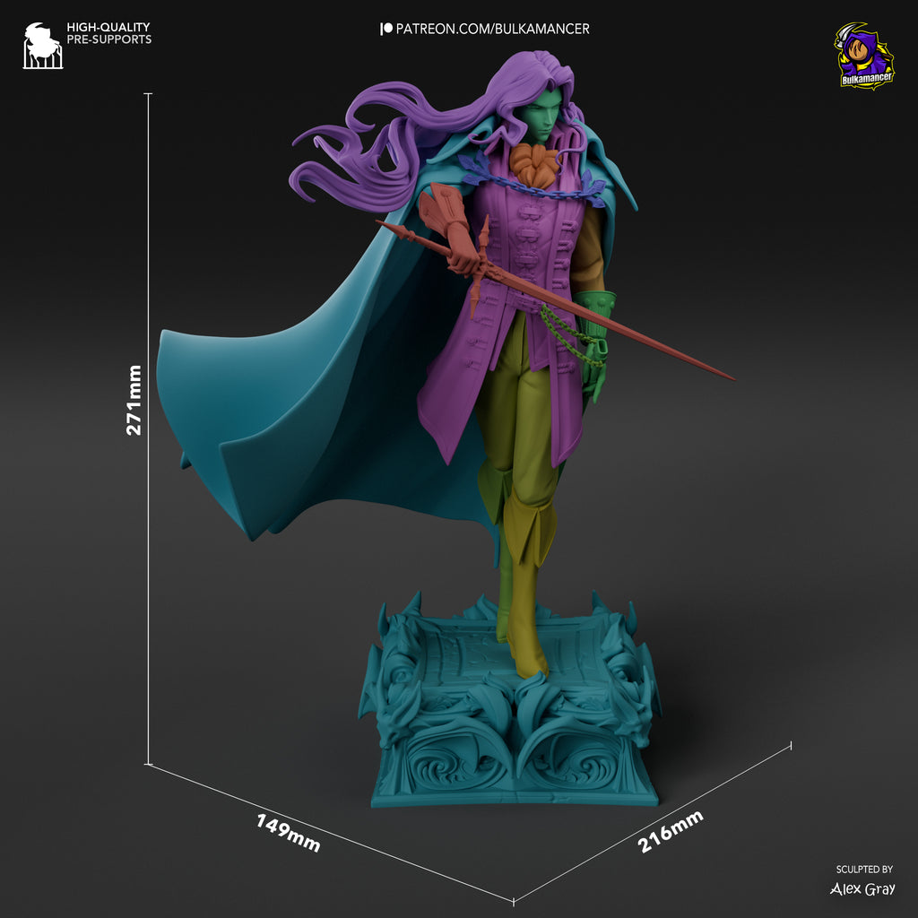 Ebon Veil Blade Warden | 1/8 Unpainted Resin Kit Model