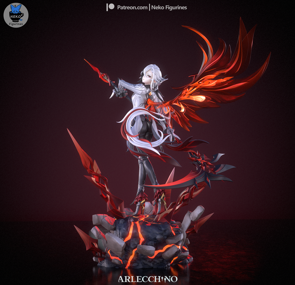 Crimson Wing Harbinger | 1/7 Unpainted Resin Kit Model