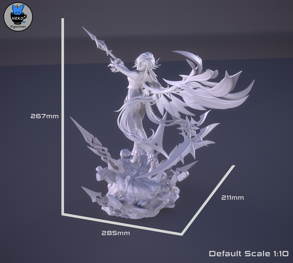 Crimson Wing Harbinger | 1/7 Unpainted Resin Kit Model