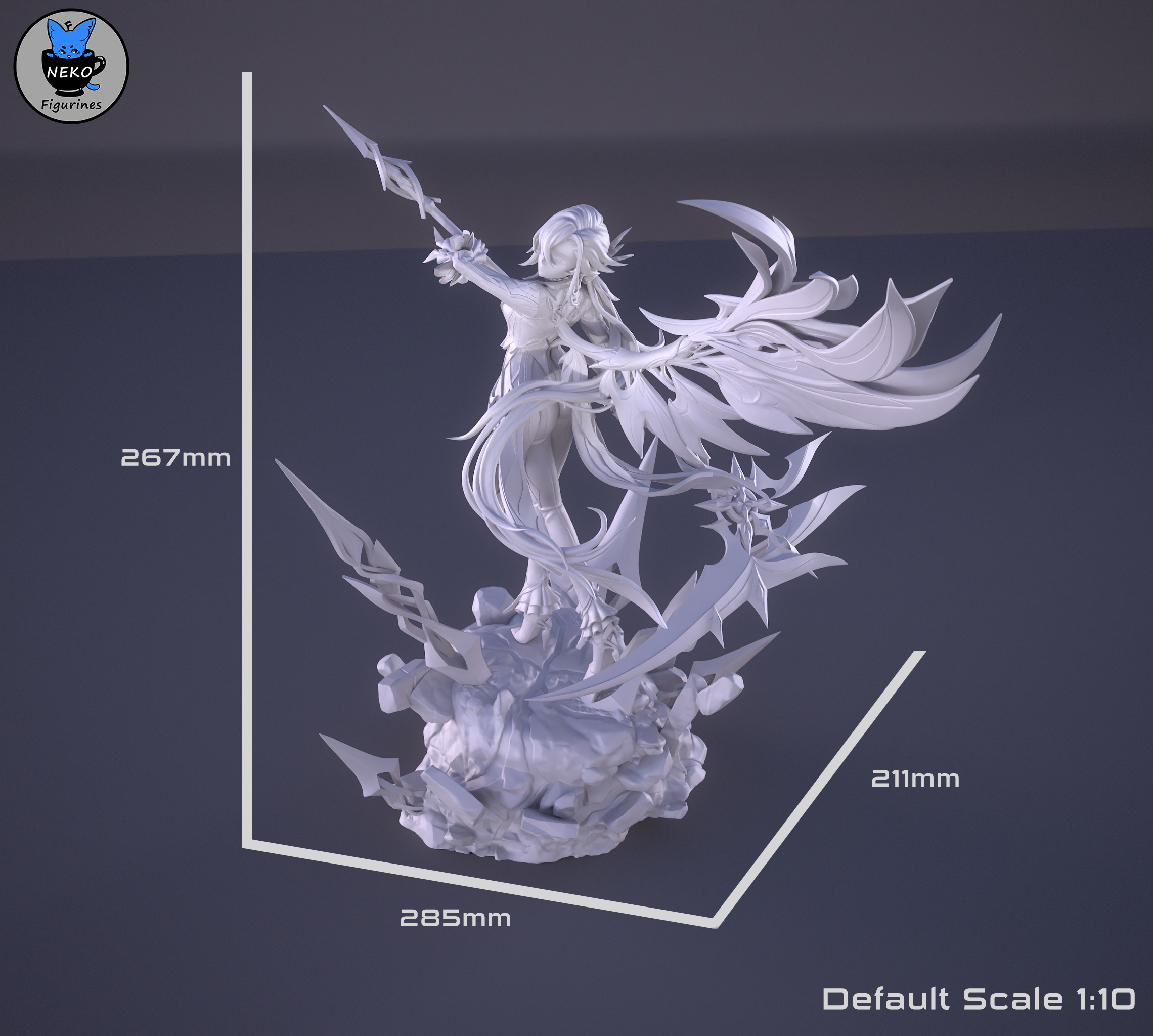Crimson Wing Harbinger | 1/7 Unpainted Resin Kit Model