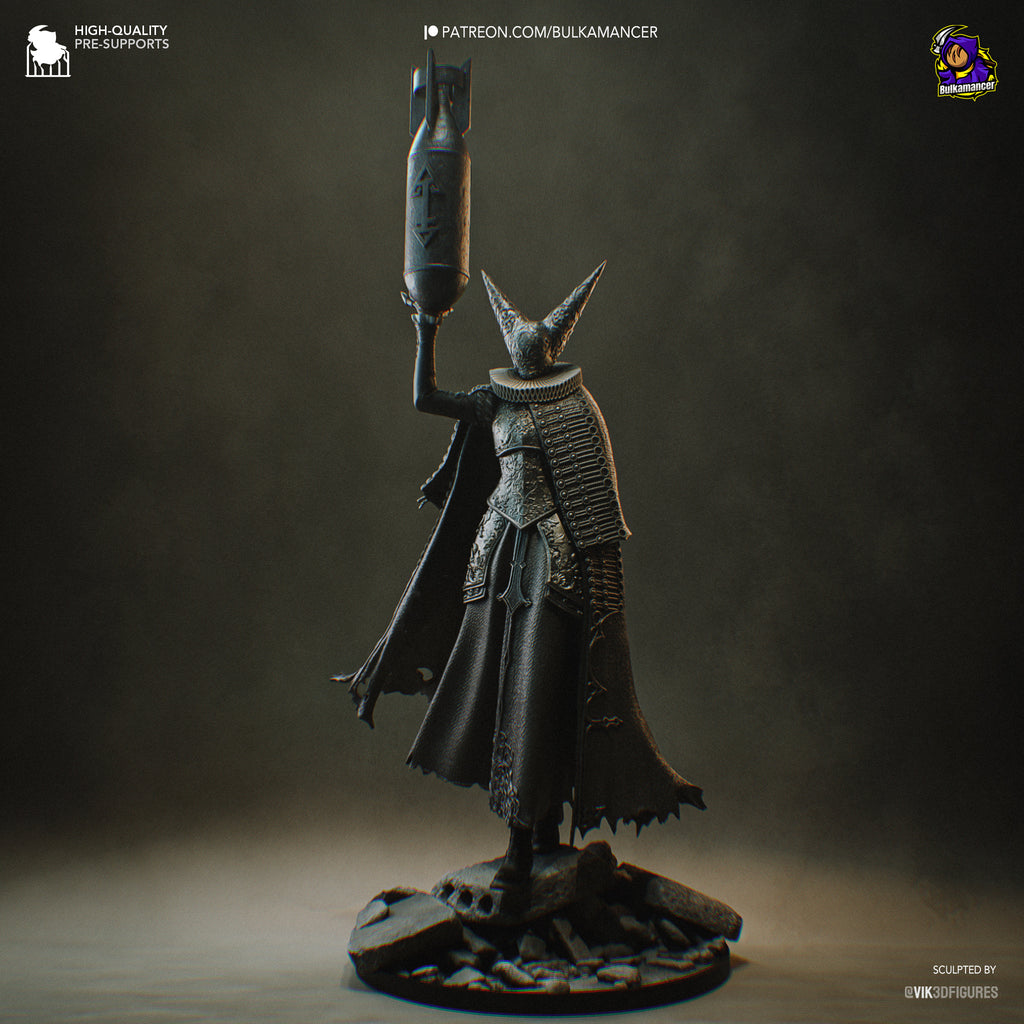 Obsidian Bomb Herald | 1/8 Unpainted Resin Kit Model