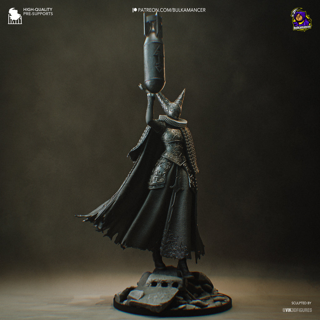Obsidian Bomb Herald | 1/8 Unpainted Resin Kit Model